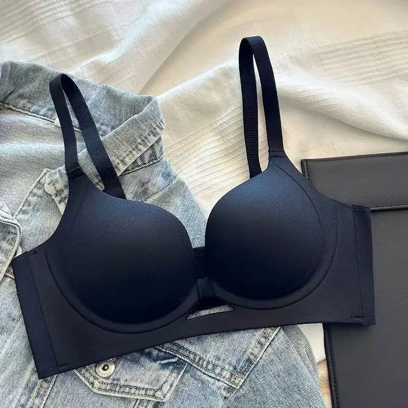 Bras for Small Chest Wireless Lift No Padding Push Up for Small Breasts Comfortable Seamless Non Padded Anti Sagging Bra