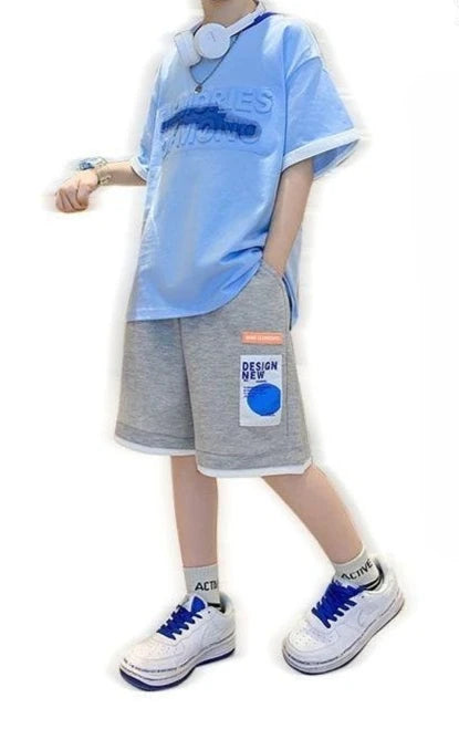 Sportswear Set Men's Children's Sets Boy Clothes Boys Clothing Cartoon Fashion Baby Summer Costumes