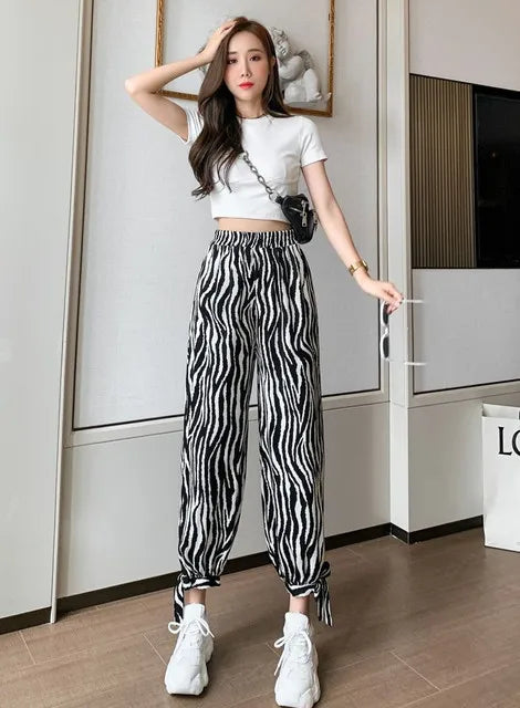 Women's Pants High Waist Outfits Quality New In Aesthetic Autumn Y2k Streetwear Harajuku All Medium Slacks Harem Female Trousers