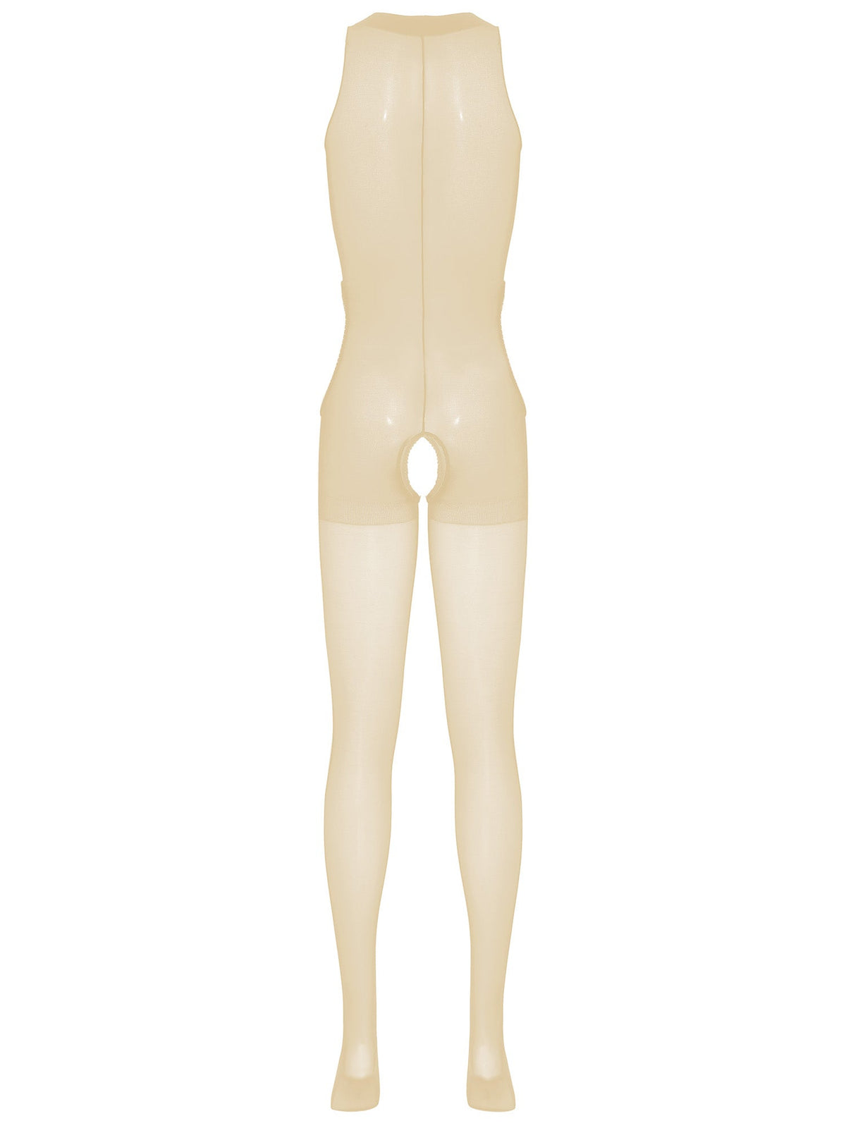 Women's Sexy Jumpsuit Bodystocking Ice Silky Smooth Nylon Sheer Exotic Teddies Crotchless Bodysuits Shapewear Lingerie Nightwear