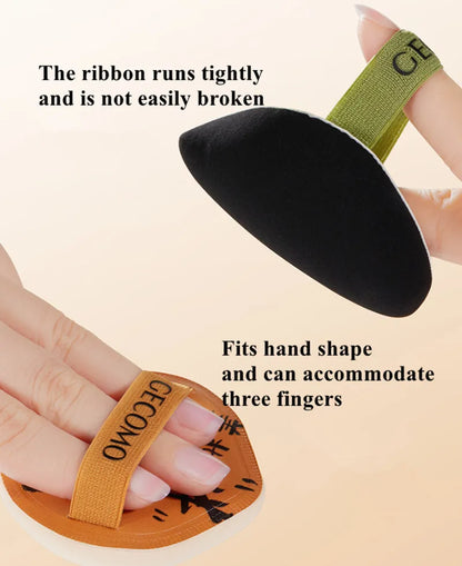 Air Cushion Makeup Blender Sponge Double Pointed Head Shape Soft Foundation Powder Puff Applicator Tool Dry Wet Dual Use