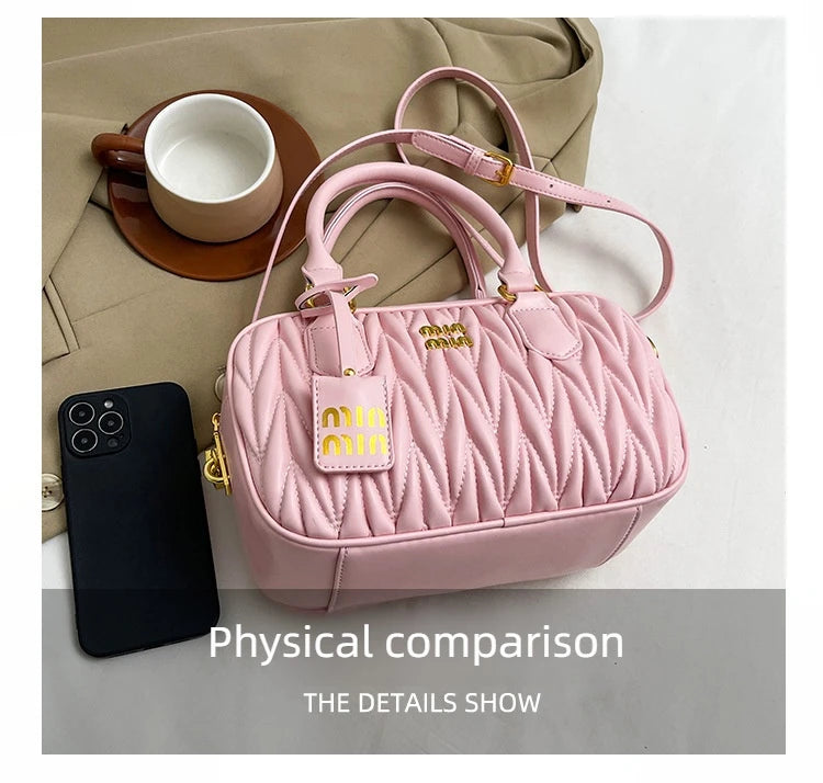 New Women Small Square Bag Versatile Casual Fashion Multi-way Shoulder Crossbody Tote for Daily Use Hand Bags for Women