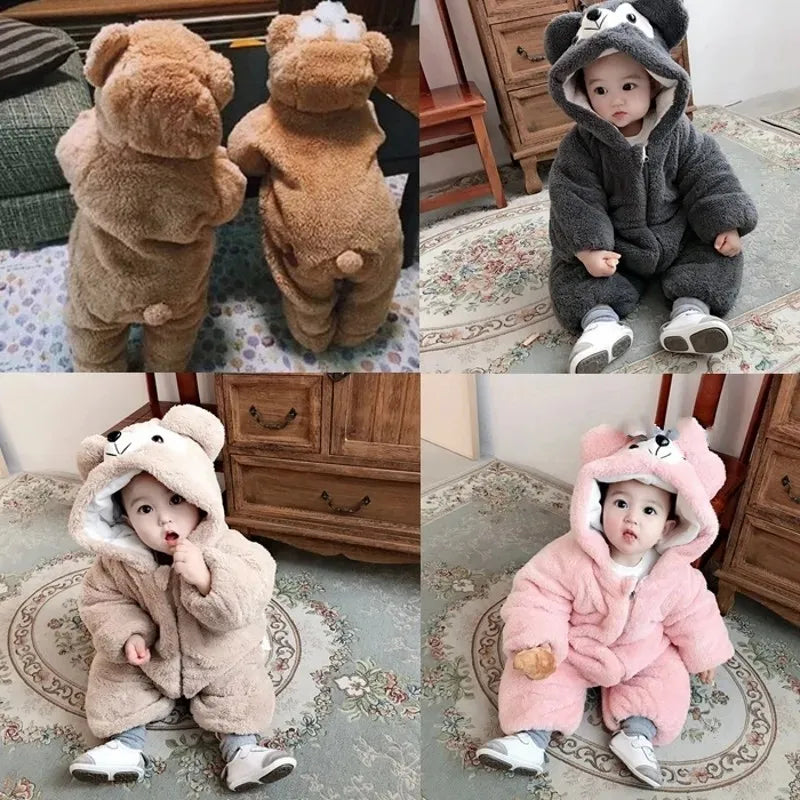New  Baby  Romper Infant  Jumpsuit   Clothes  Newborn  Girls Boys  Overalls Winter  Autumn 21-00