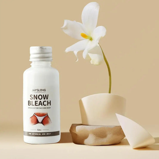 30ml Glowhite Snow Bleach Cream  Hyperpigmentation Lightens Dark Spots Penetrates Skin Layers Brightens Moisturizes Armpit Neck