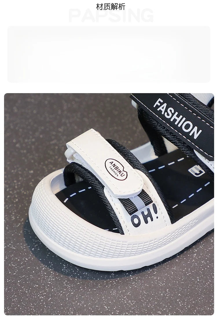 Toddler Sandals For Baby  Boys Girls Sandals Soft-soled Cartoon First Step Footwear For Infant Kids Trend Fashion