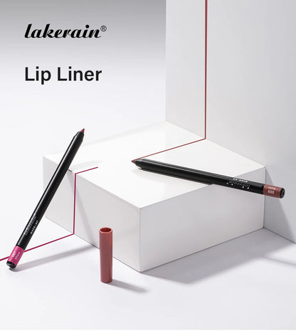 Lipliner Pencil Waterproof Matte Red Contour Tint Lipstick Long Lasting Non-stick Cup Moisturising Lips Makeup 12 Colors