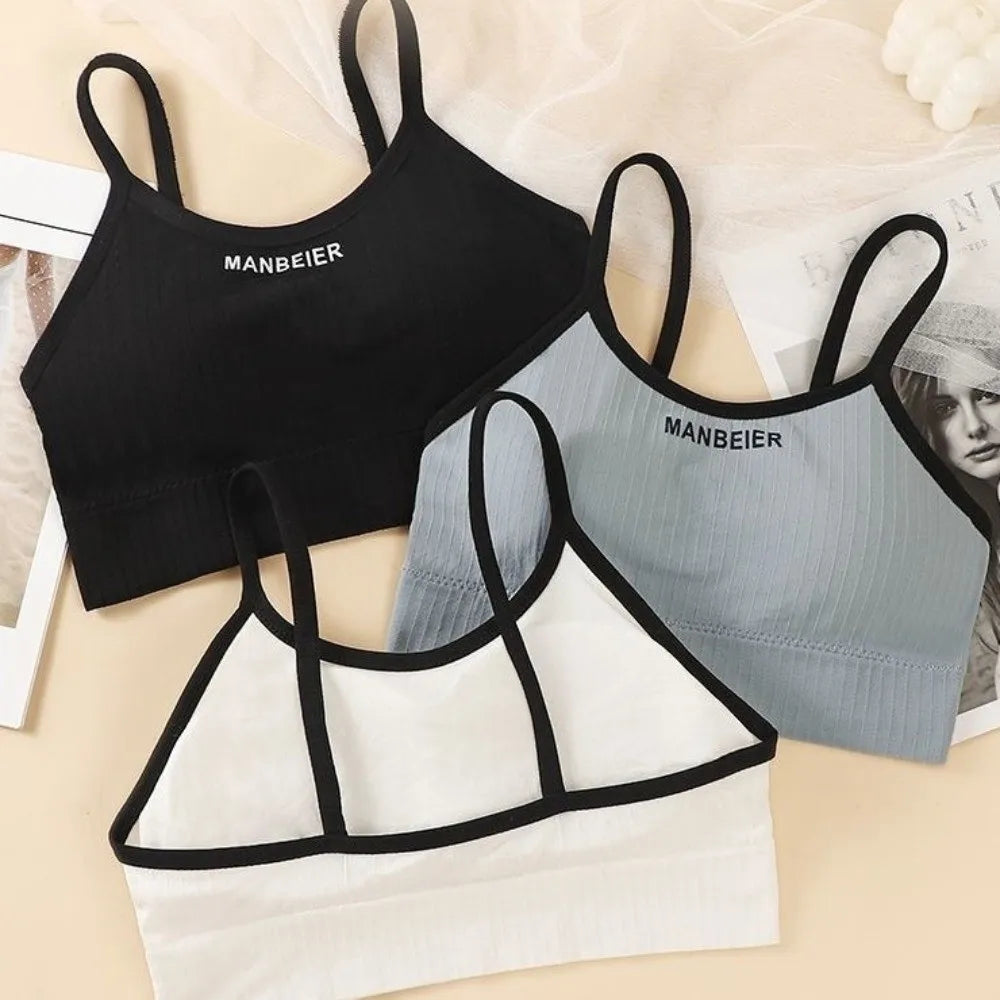 Comfortable Lingerie Wireless Bra Simple Elastic Brassiere for Women Underwear Seamless Bras Sport