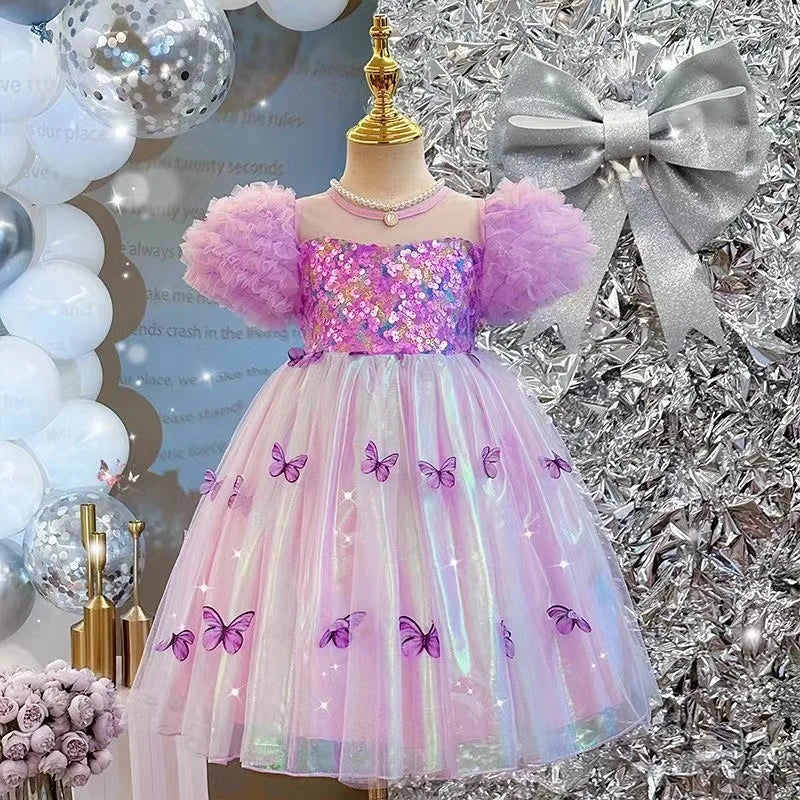 New Girls Dresses For Kids Girl Princess Dress Clothes Children Birthday Christmas Party Clothing Evening Party Kids 3-7T