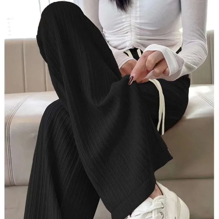 Women's Pencil Pants Jogger Sweatpants Thin Material Seven/Nine Points Length Boting Trousers for Spring Season