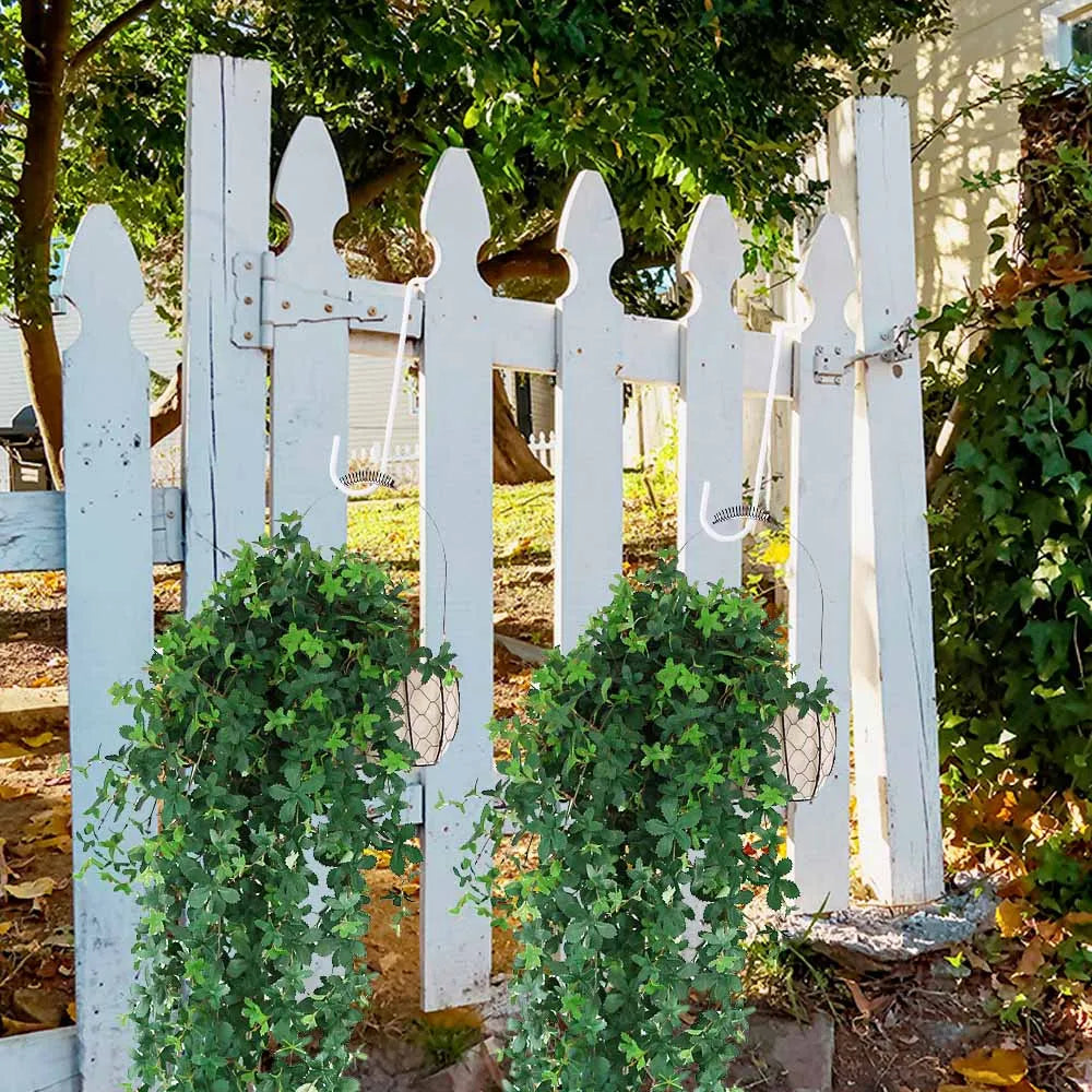 Gardening Accessories Iron Fence Hooks Durable Reusable Fence Flower Groove Hooks Creative Railing Hooks Flower Basket
