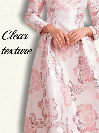 2025 Autumn-Winter New Luxury Elegant Pink Party Banquet Evening Gown for Wedding Guest Dresses