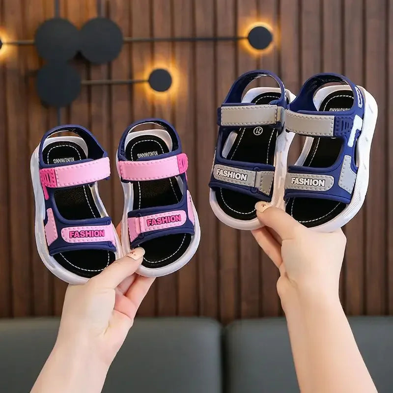 Fashion Kids Sandals Baby Shoes Boy Soft Sole Non-slip Boys Girls Sandals Toddler Children's Shoes Summer Beach
