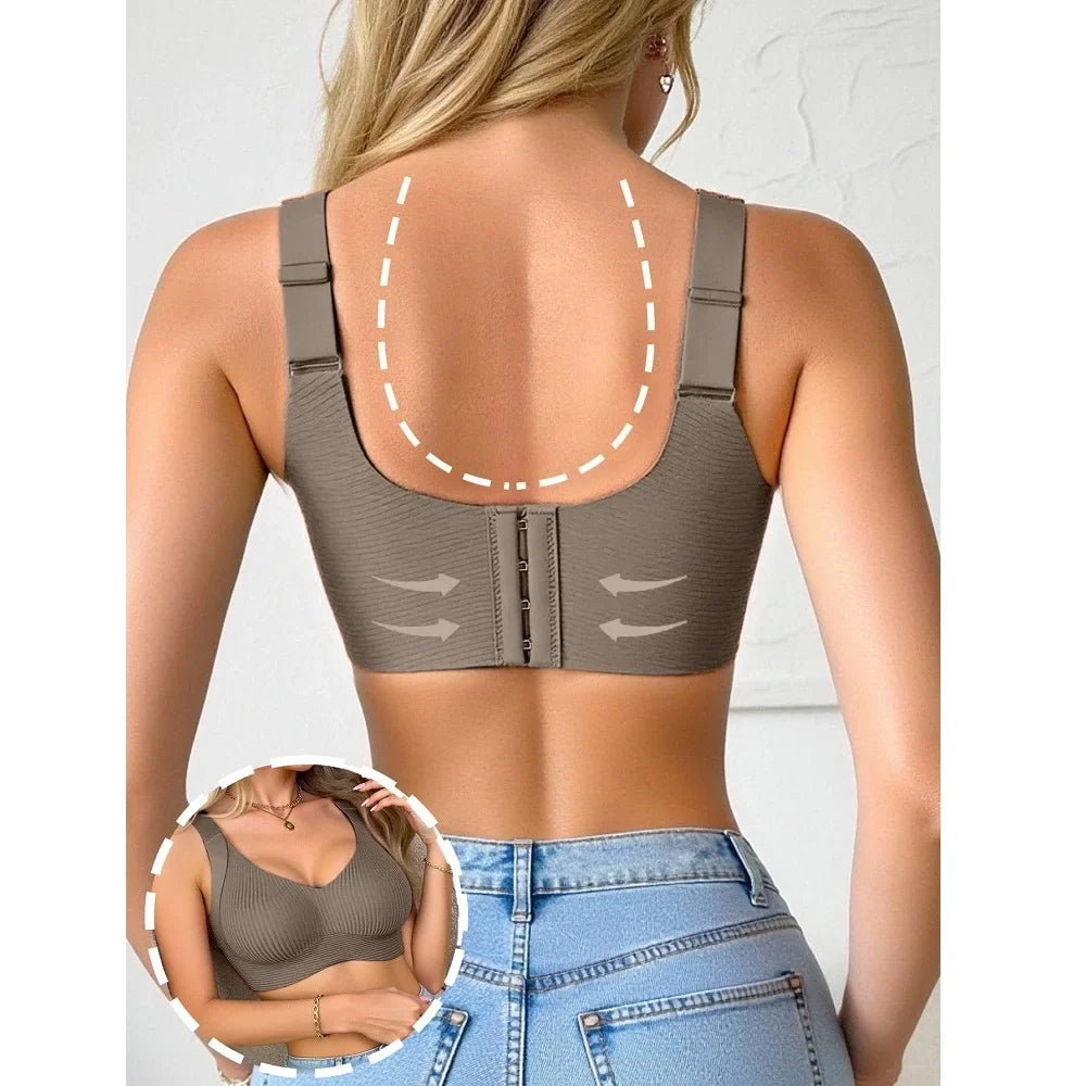 Bras for Women Full Cup Seamless Push up Female Underwear Adjustable Stretch Shoulder Straps Skin Friendly Bralette