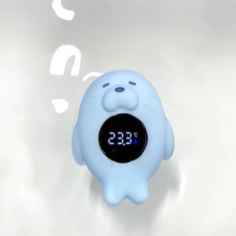Baby Bath Thermometer Tub Temperature Monitor Hot Cold Water Resistant Temperature Warning Monitor Upgraded Sensor LED Display