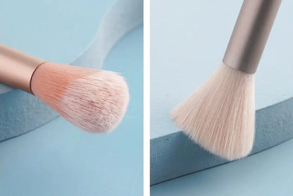 Mini Brush 8-Piece Makeup Bag Portable Concealer Powder Brush Set Soft Fur Make-up Tool Bag Foundation Brush Makeup Brush Set