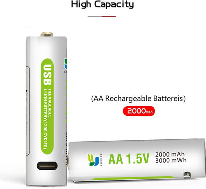 USB Rechargeable Battery For Toys & Home Appliance