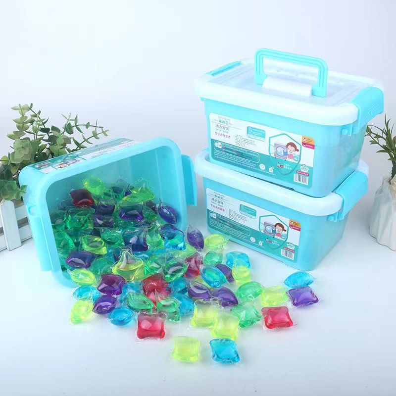 Laundry (100 pcs) Gel Beads Concentrated Long-Lasting Fragrance