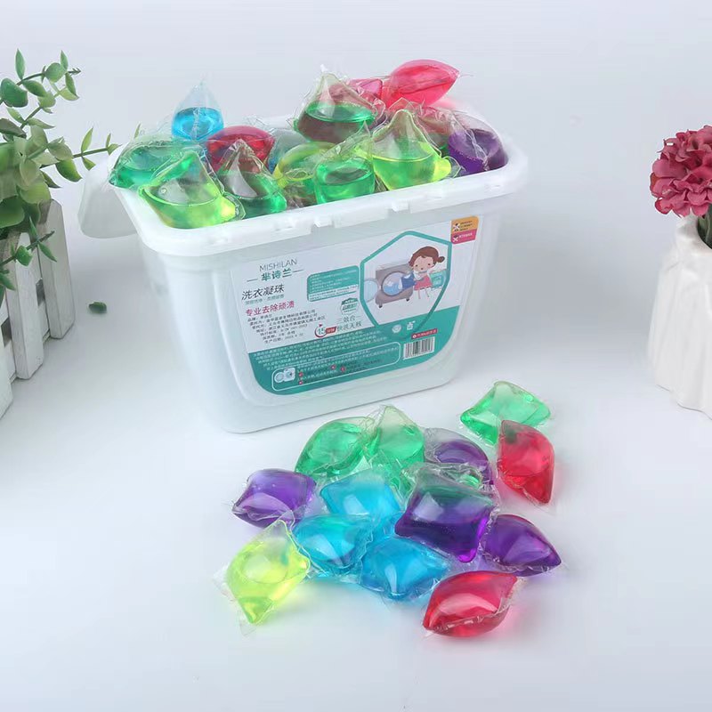 Laundry (100 pcs) Gel Beads Concentrated Long-Lasting Fragrance