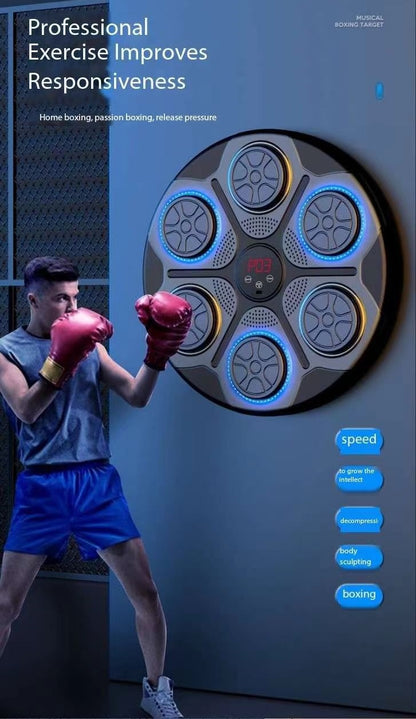 Fitness Trainer Boxing Game Training Machine USB Charging Wall Target for Boxing Sports Fitness Agility Reaction