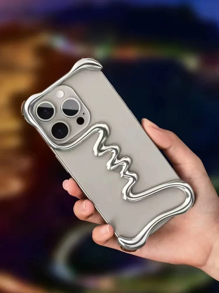 Luxury Metal 3D Phone Case For iPhone