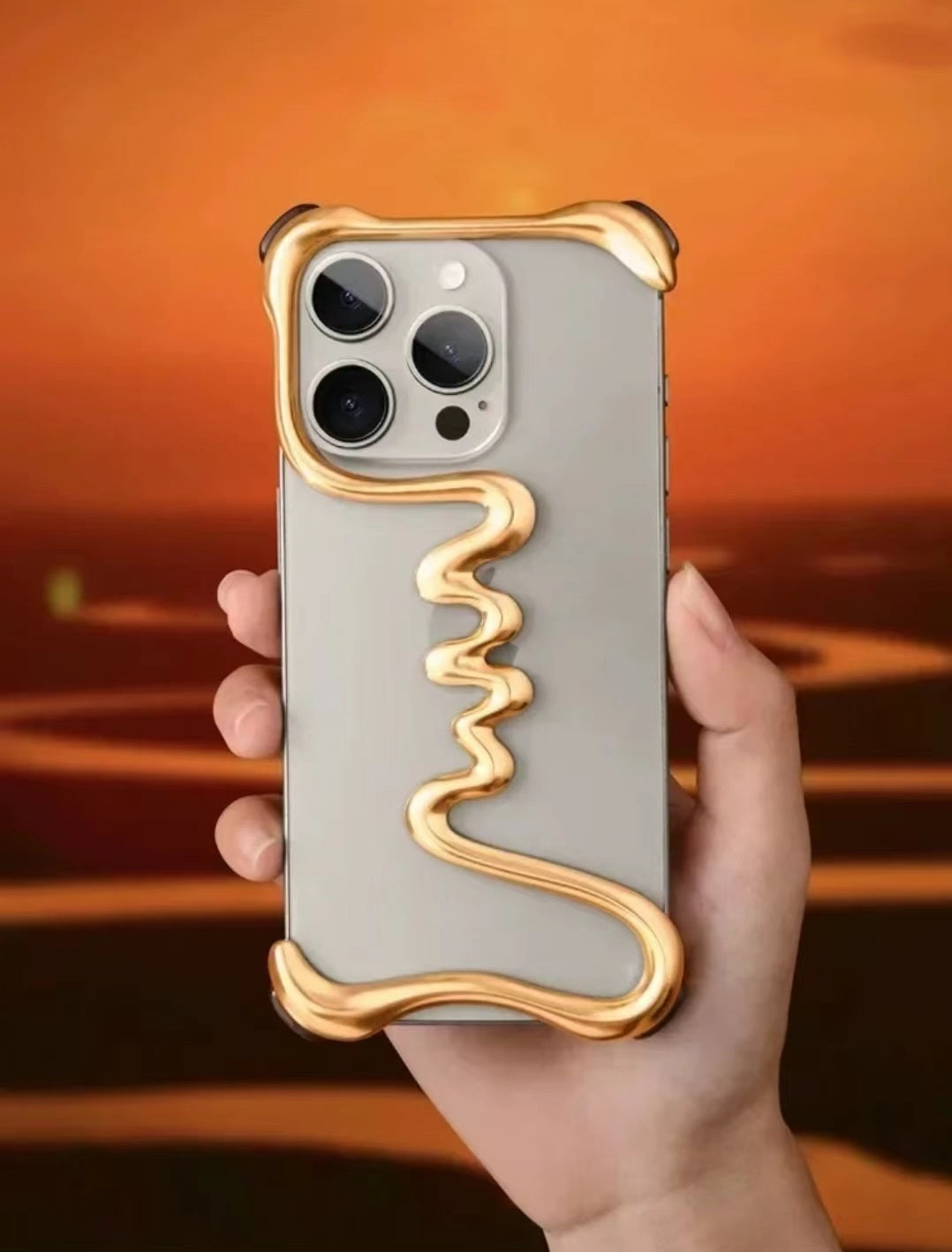 Luxury Metal 3D Phone Case For iPhone