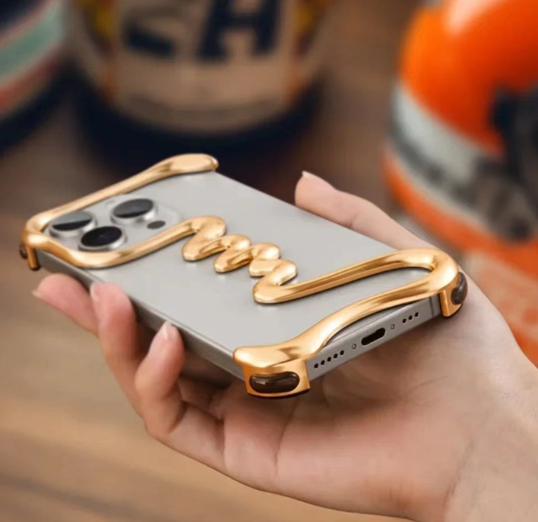 Luxury Metal 3D Phone Case For iPhone