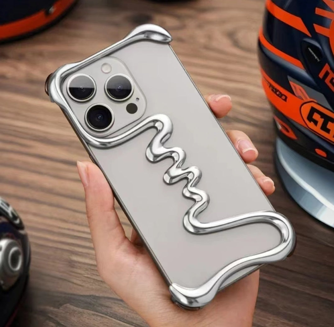 Luxury Metal 3D Phone Case For iPhone