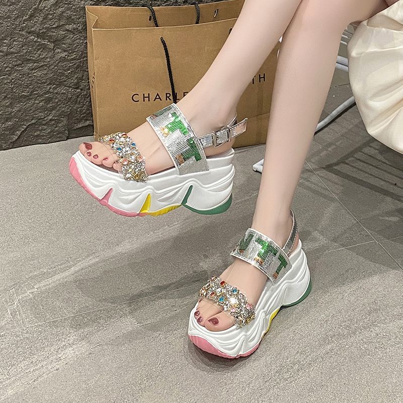 New Summer Single-Strap Height-Enhancing Sports Roman Shoes