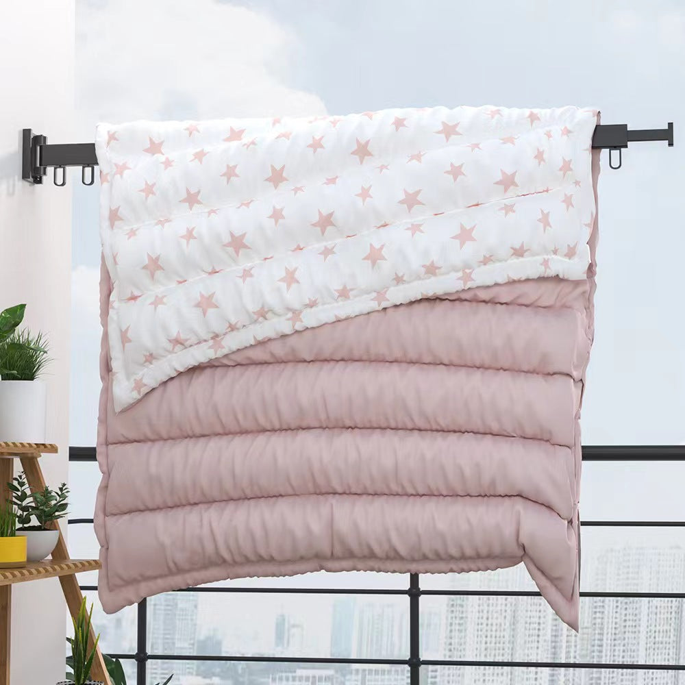 360 folding clothes hanger Bangladesh wall mount aluminum laundry drying rack space saving home organizer