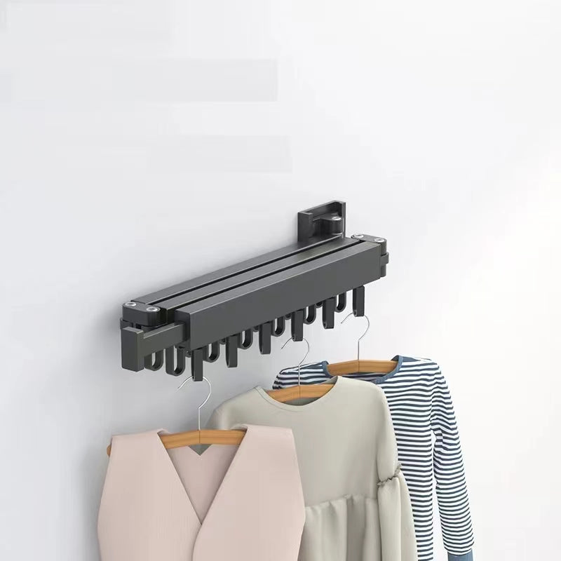 360 folding clothes hanger Bangladesh wall mount aluminum laundry drying rack space saving home organizer