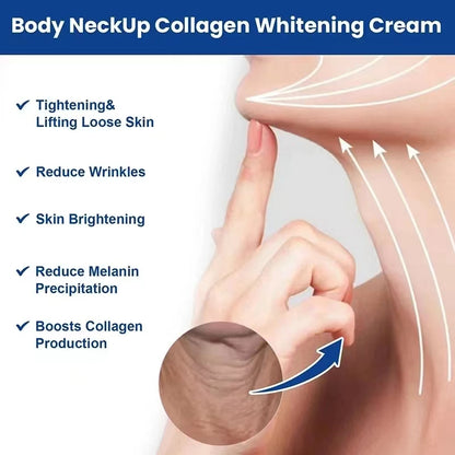 Collagen Neck Cream Eliminate Neck Wrinkle Lines Lifting Whitening Tighten Double Chin Anti-age Rejuvenation Skin Care Cream