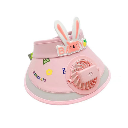 Summer Cap With rechargeable Fan For Kids & Adult