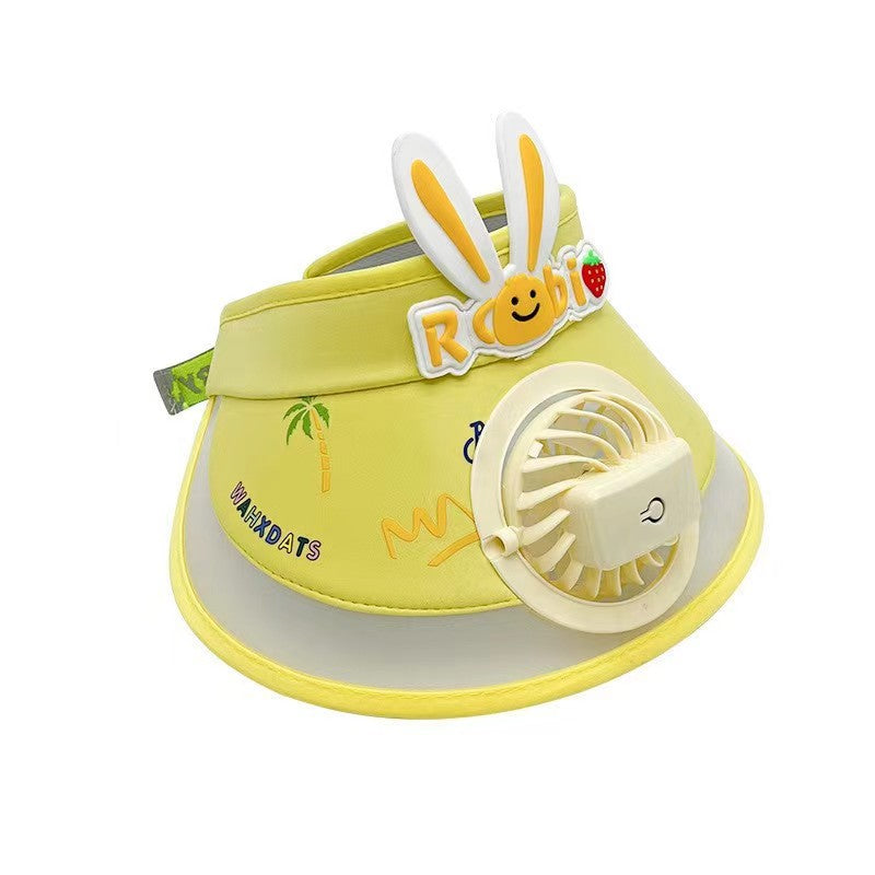 Summer Cap With rechargeable Fan For Kids & Adult