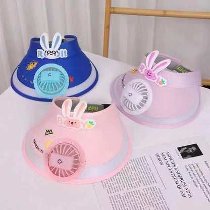 Summer Cap With rechargeable Fan For Kids & Adult