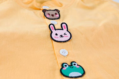 Baby Clothes Children's Casual Outfit  Summer New Cute Baby Boys Clothing Sets For Girls Cartoon Shirt Strap Pants Suit