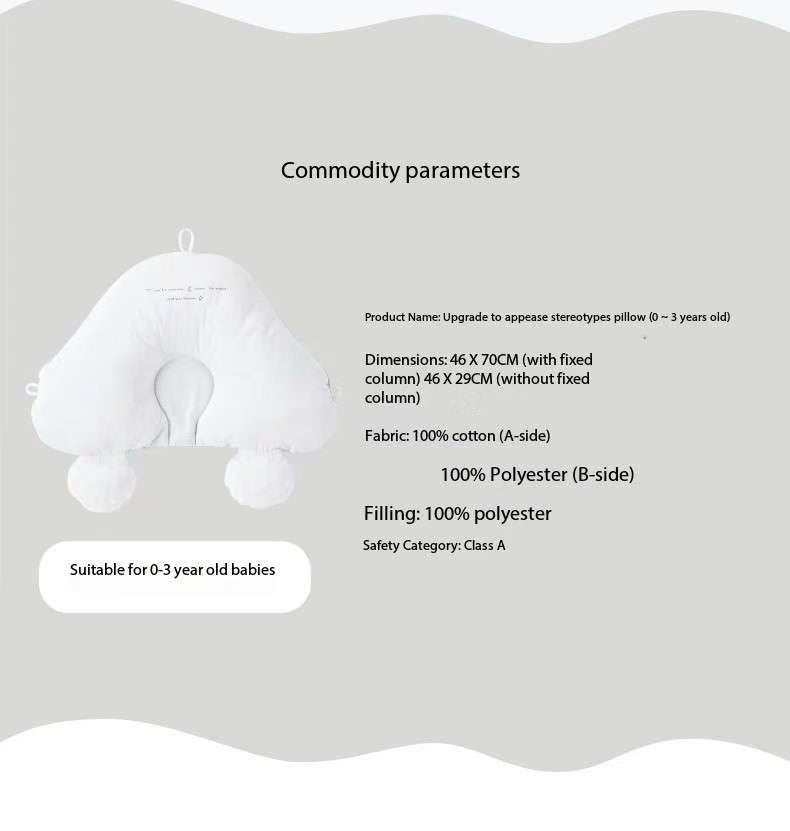 Baby Sleeping Pillow Head & Neck Support with Arm Wedge Pacifier