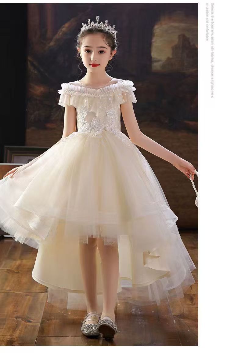 Girls white imported party dress | Mom & Kids Bangladesh