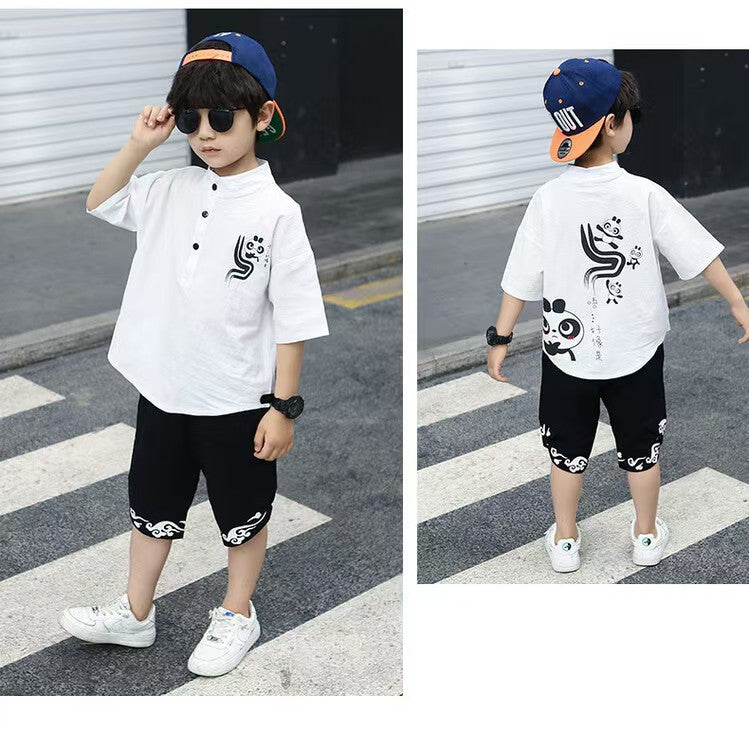 Boys ash imported Tang-style outfit | Mom & Kids Bangladesh