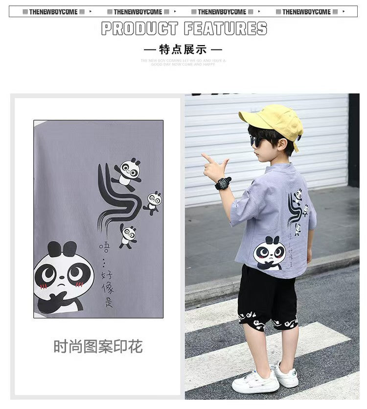 Children's Summer Clothes National Style Tang Suit