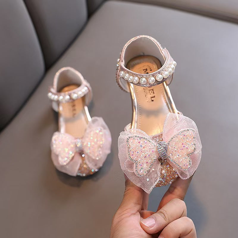 Girls Baby Princess Single Shoes Leather Shoes Dance Performance Shoes