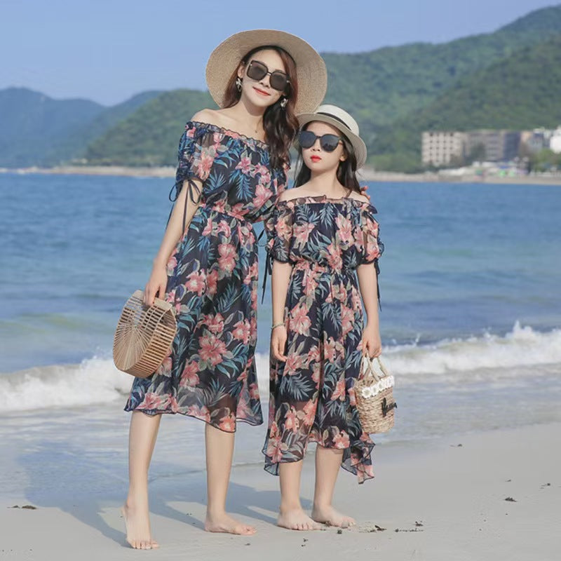 Girls Summer Fashion Flower Dress