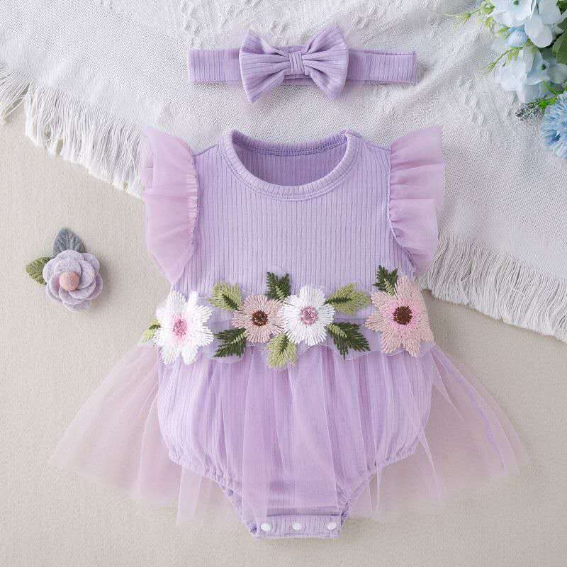 Summer European and American style small flying sleeves dress