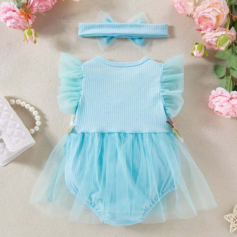 Summer European and American style small flying sleeves dress
