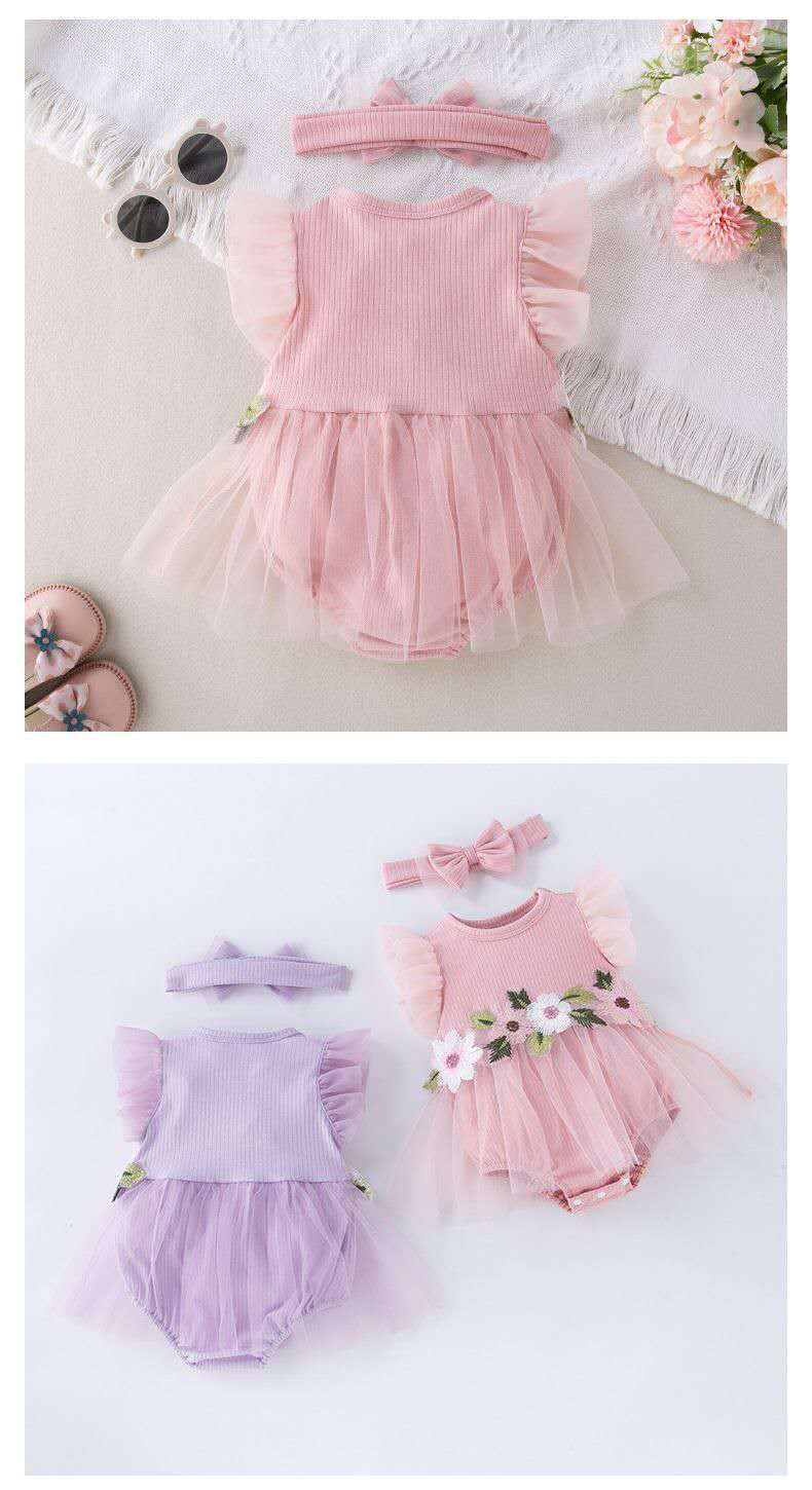 Summer European and American style small flying sleeves dress