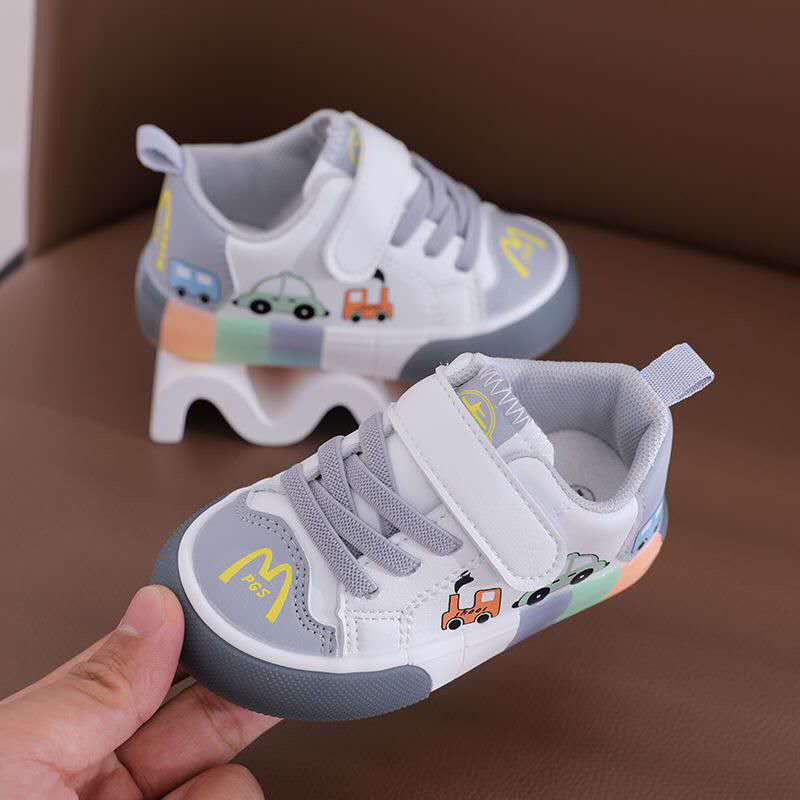 Toddlers Girls Boys Mesh Breathable Soft Soles Shoes Children's Spring Autumn Cartoon Casual Sport Shoes (Available)