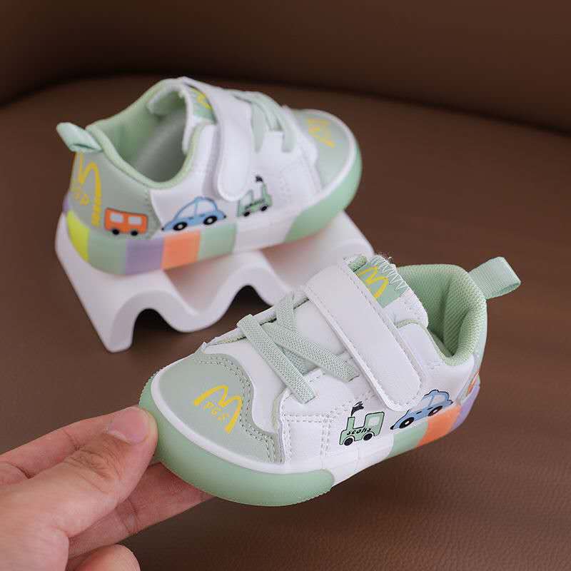 Toddlers Girls Boys Mesh Breathable Soft Soles Shoes Children's Spring Autumn Cartoon Casual Sport Shoes (Available)