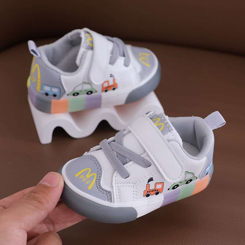Toddlers Girls Boys Mesh Breathable Soft Soles Shoes Children's Spring Autumn Cartoon Casual Sport Shoes (Available)