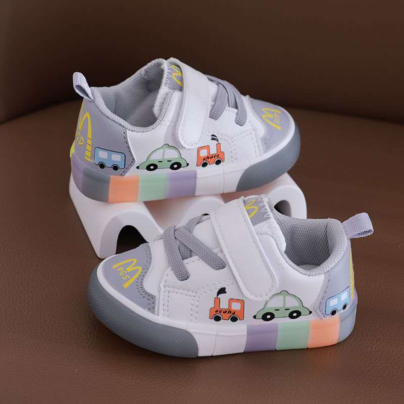 Toddlers Girls Boys Mesh Breathable Soft Soles Shoes Children's Spring Autumn Cartoon Casual Sport Shoes (Available)