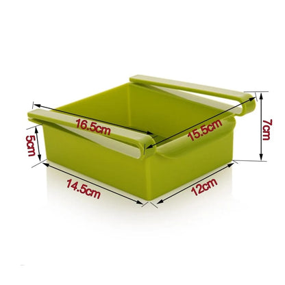 Refrigerator Fresh-keeping Partition Layer Kitchen Organization Storage Box