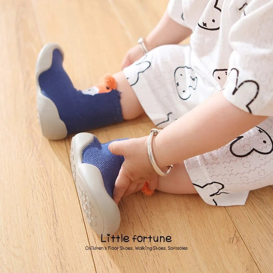 Cute cartoon animals toddler baby socks shoes